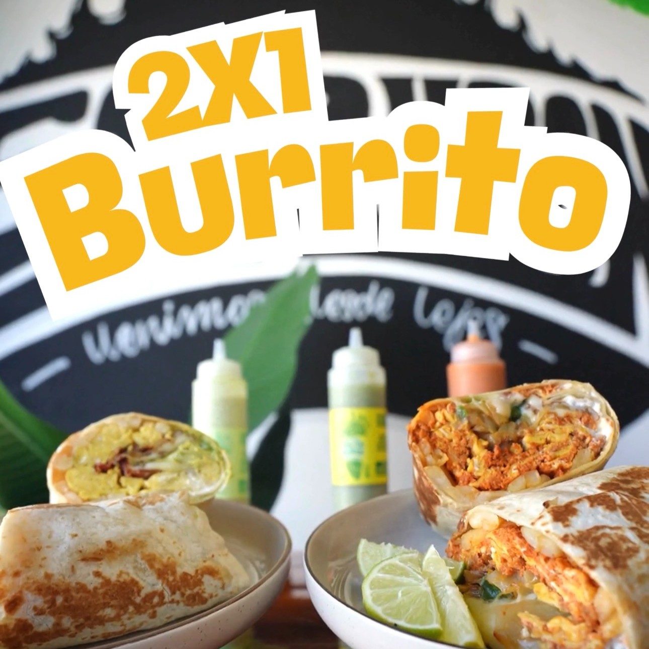 2X1 Burrito de Desayuno.