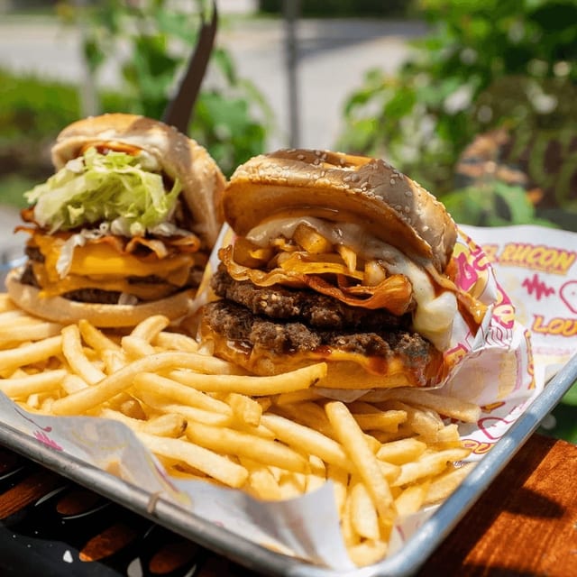 Bandeja De Hamburguesas.